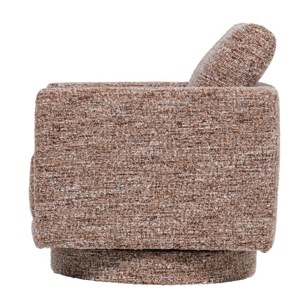 Poltrona rosa polveroso girevole Oska – WOOOD-image-4