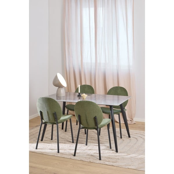 Sedia da pranzo color kaki Cliff – Actona-image-4