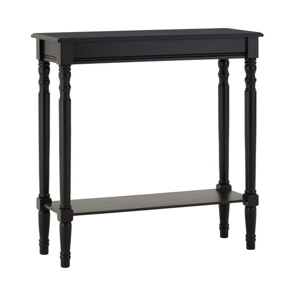 Tavolo consolle nero in pino massiccio 30x80 cm Heritage – Premier Housewares