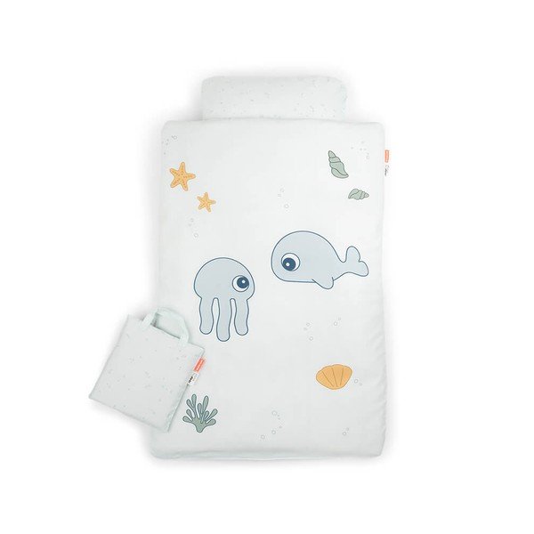 Biancheria da letto per bambini in cotone con copriletto 140x100 cm Jelly & Wally - Done by Deer