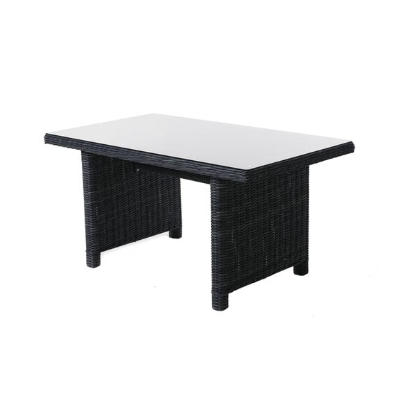 Set da giardino in rattan artificiale grigio per 7 persone San Diego - Rojaplast-image-2