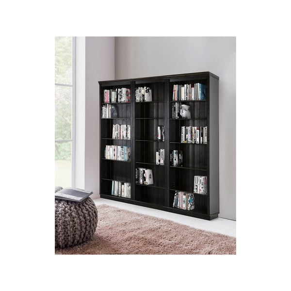 Libreria in legno di pino marrone 222x223 cm Anita - Støraa-image-3