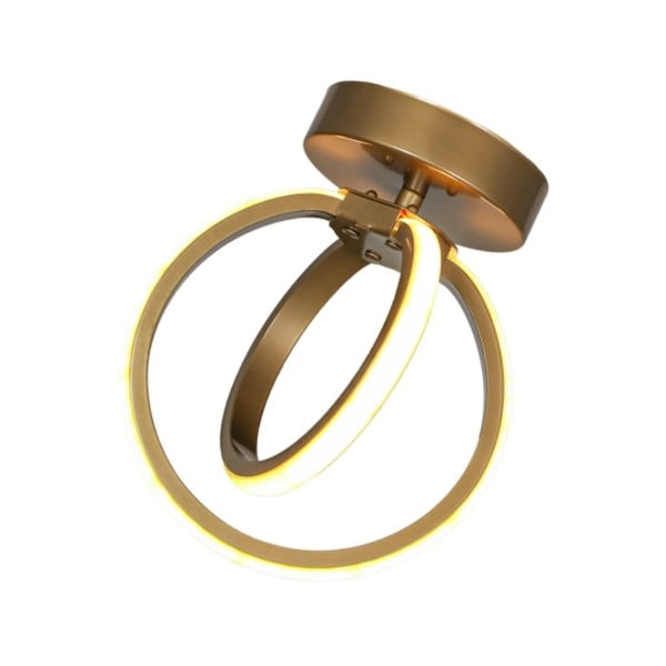 Plafoniera LED color bronzo in metallo Sezen – Squid Lighting-image-2