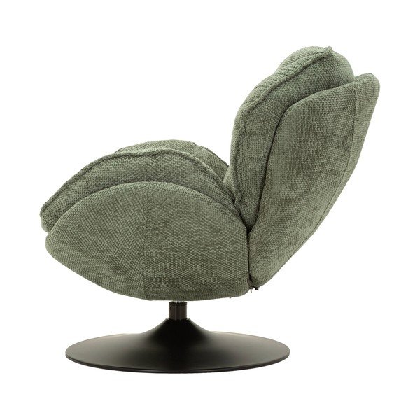 Poltrona verde polveroso girevole Retro Style – Mauro Ferretti-image-4