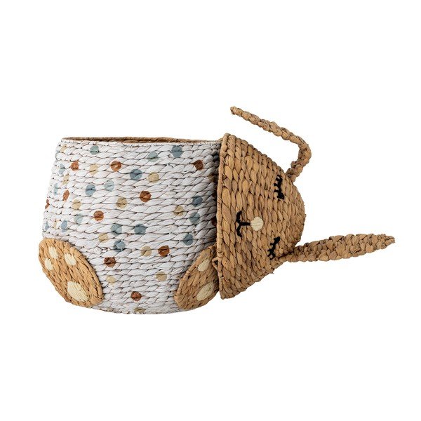 Cesta per giochi da bambino in giacinto d'acqua ø 35x60 cm Villja – Bloomingville Mini-image-3