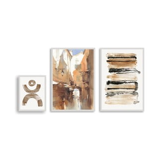 Set di dipinti 3 pz 44x65 cm Watercolor – Tomasucci