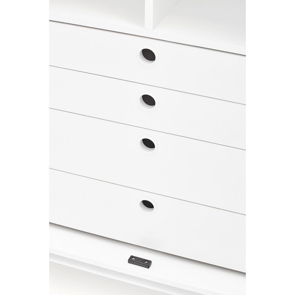Armadio bianco 93x130 cm Punto - Teulat-image-1