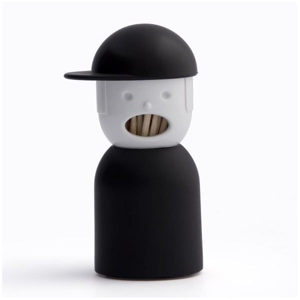 Porta stuzzicadenti nero &CO Picky Boy - Qualy