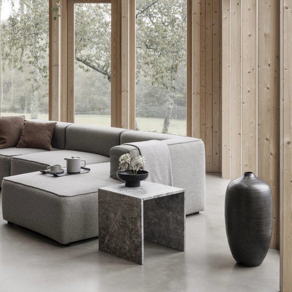 Tavolini in marmo in set di 2 45x45 cm VARU - Blomus-image-1