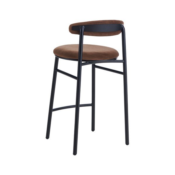 Sgabello da bar marrone in metallo (altezza della seduta 66 cm) Doggi – Ellos Home-image-3