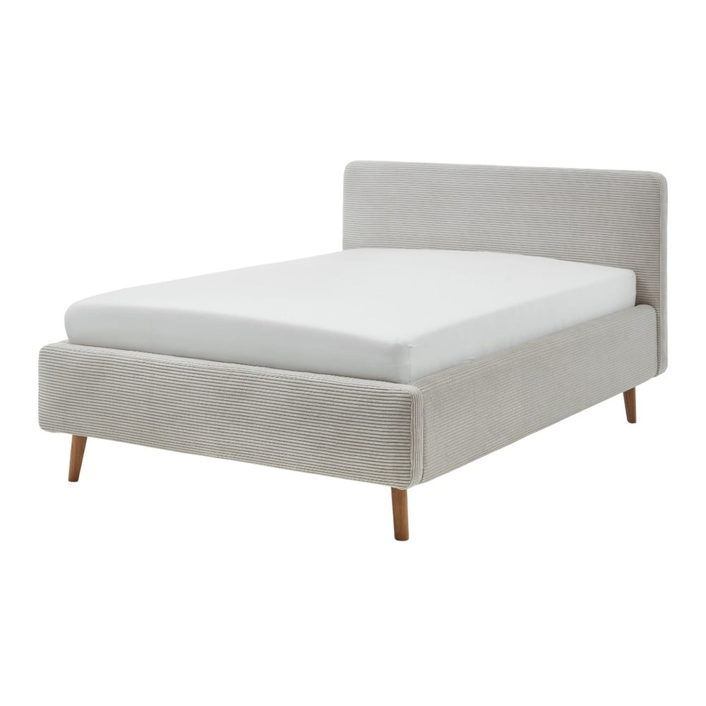 Letto singolo imbottito beige rete non inclusa 120x200 cm Mattis – Meise Möbel | Letti singoli