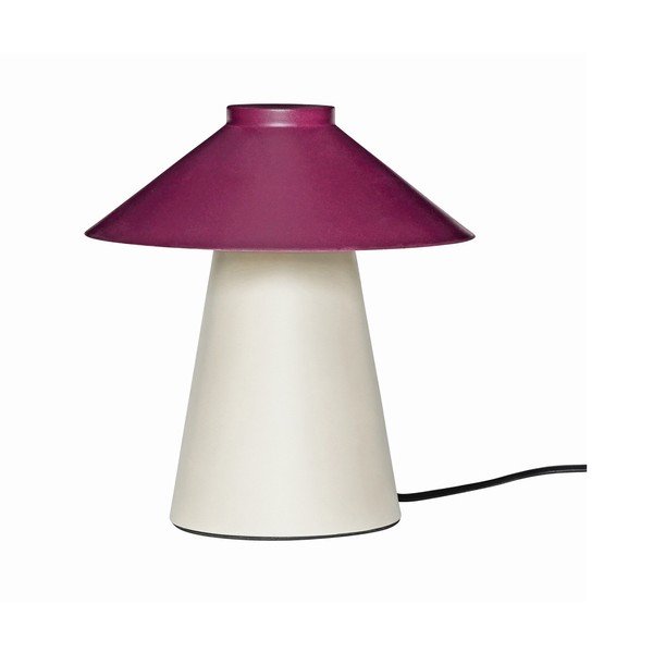 Lampada da tavolo in metallo viola e beige Chipper - Hübsch