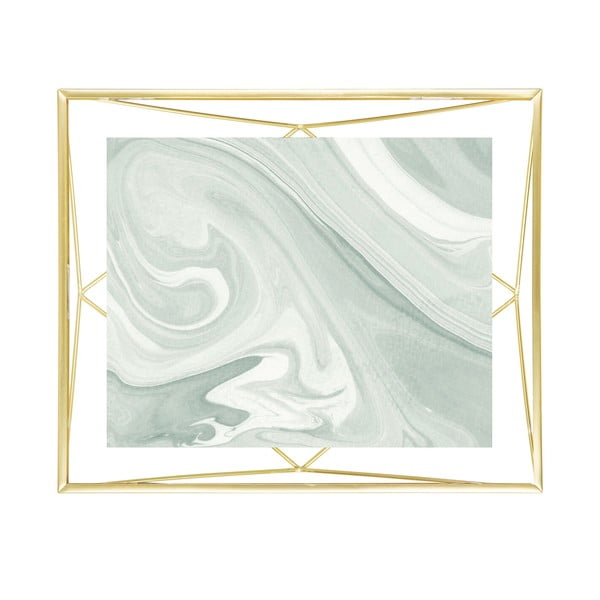 Cornice da appoggio/parete in metallo color oro 25x30 cm Prisma - Umbra-image-3