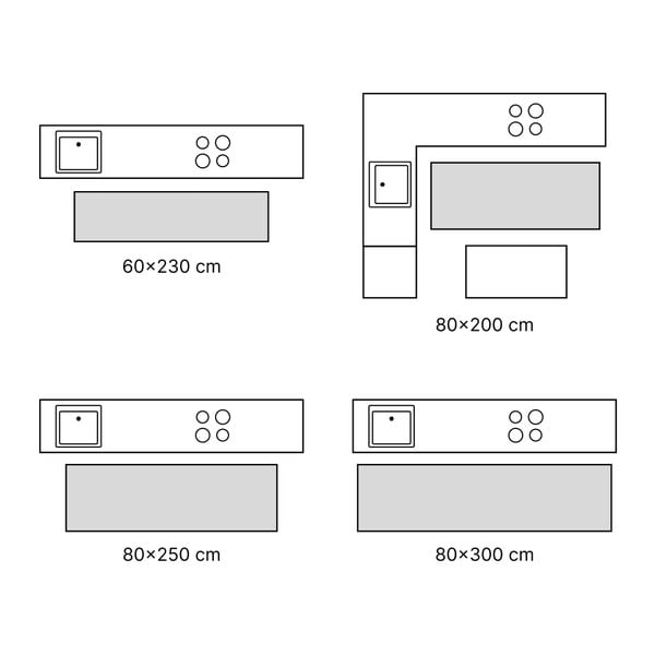Passatoia blu lavabile 60x150 cm Abstract Colors Blue – Vitaus-image-4