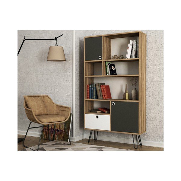 Biblioteca in noce Karamel - Tera Home-image-4