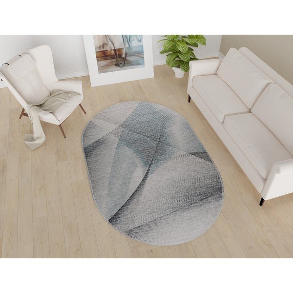 Tappeto lavabile grigio chiaro 80x120 cm - Vitaus-image-1