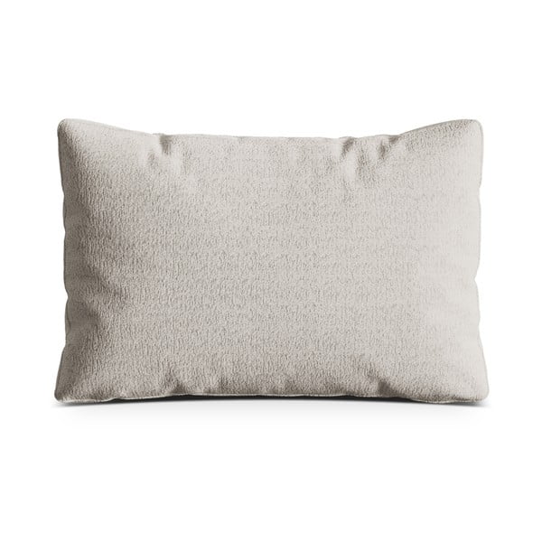 Cuscino per divano beige con rivestimento in bouclé Kemi – Cosmopolitan Design