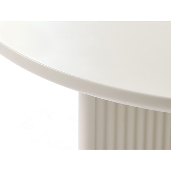 Tavolino rotondo grigio chiaro ø 80 cm Palma - Unique Furniture-image-3