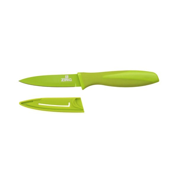Coltello per affettare verde lime con copertura Zing, 8,9 cm - Premier Housewares