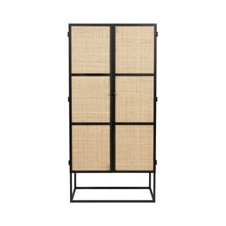 Mobile in rattan nero 70x145 cm Guuji - White Label