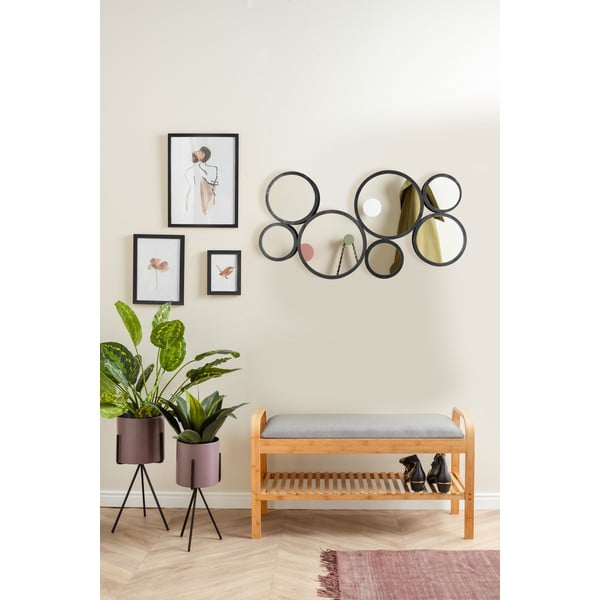 Specchio da parete con cornice in legno 90x48 cm Wall Art - PT LIVING-image-1