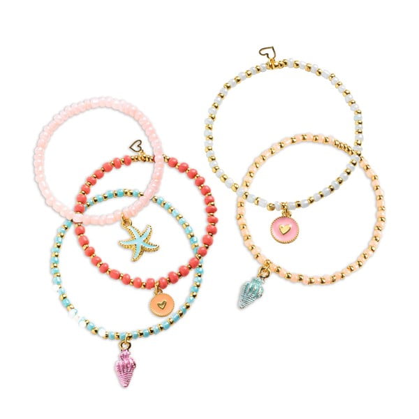 Kit per la creazione di gioielli Friendship Bracelets Sea Treasures - Djeco