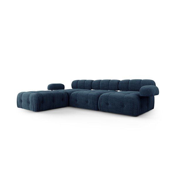 Divano angolare componibile in blu scuro Ferento – Cosmopolitan Design-image-3
