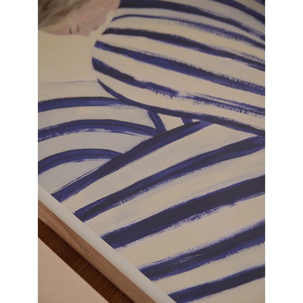 Poster 50x70 cm Blue Stripe at Concorde – Sofia Lind – The Poster Club-image-2