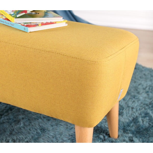 Pouf giallo per bambini Moouv - Artie-image-1
