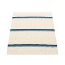 Tappeto da interno/esterno blu/color crema 70x90 cm Olle Blue Vanilla – Pappelina