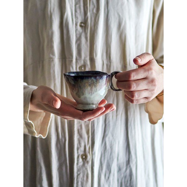 Tazzina beige in gres 175 ml Imogen – Bloomingville-image-2