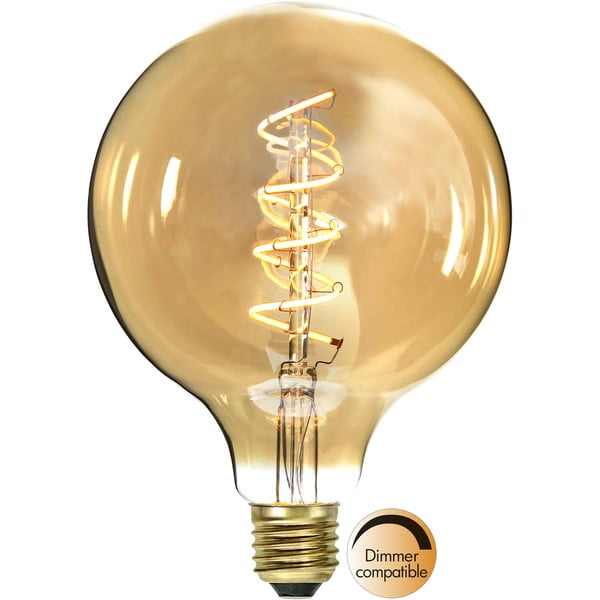 Lampadina con filamenti con intensità regolabile con luce bianca calda con presa E27, 3 W Spiral Filament – Star Trading-image-4