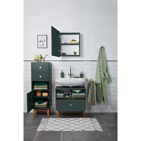 Mobile verde scuro sotto il lavabo 66x45 cm Color Bath - Tom Tailor-image-1