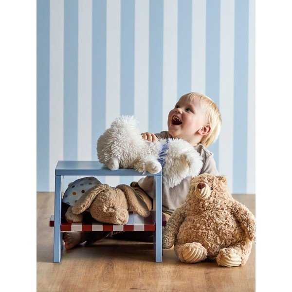 Sgabello per bambini burgundy/blu Liova – Bloomingville Mini-image-3