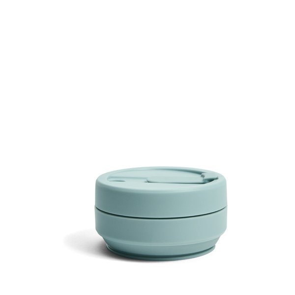 Tazza da viaggio pieghevole blu chiaro Pocket, 355 ml Pocket Cup - Stojo-image-1