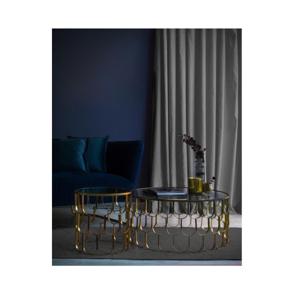 Tenda in velluto grigio, 140 x 260 cm - Velvet Atelier-image-2