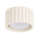 Faretto beige in metallo ø 10 cm Zora – Sollux