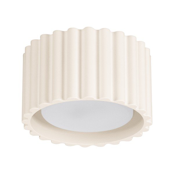 Faretto beige in metallo ø 10 cm Zora – Sollux
