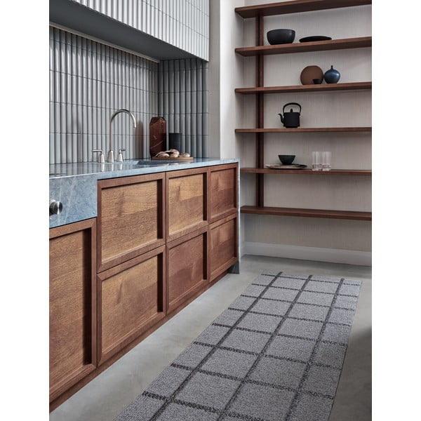 Passatoia da interno/esterno grigia 70x300 cm Ada Grey – Pappelina-image-1