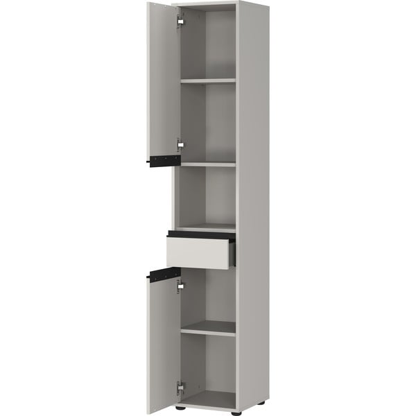 Mobile bagno grigio alto e stretto 33x181 cm Lemont - Germania-image-3