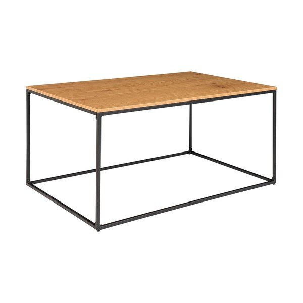 Tavolino con piano in rovere decorato, 90 x 60 cm Vita - House Nordic