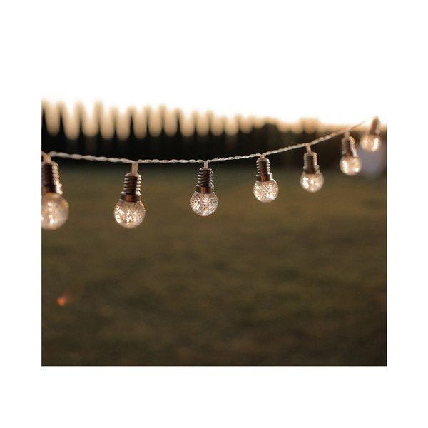 Catena luminosa LED a forma di lampadina, 20 luci, 2,4 m - DecoKing-image-3