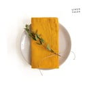 Tovaglioli in set da 2 Mustard - Linen Tales