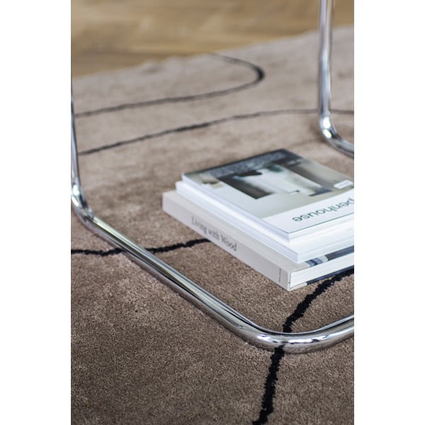 Tappeto marrone in cotone lavabile 140x200 cm Shadow – Mette Ditmer Denmark-image-3