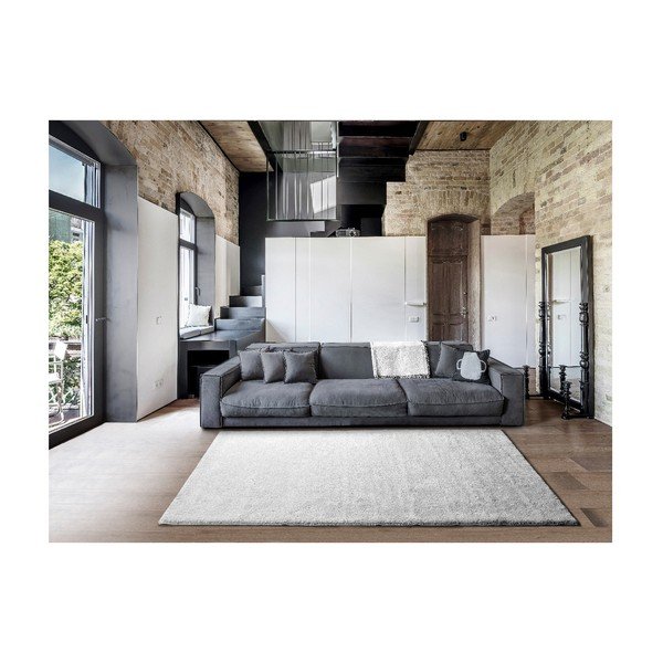 Tappeto Olimpia Liso Bianco, 160 x 230 cm - Universal