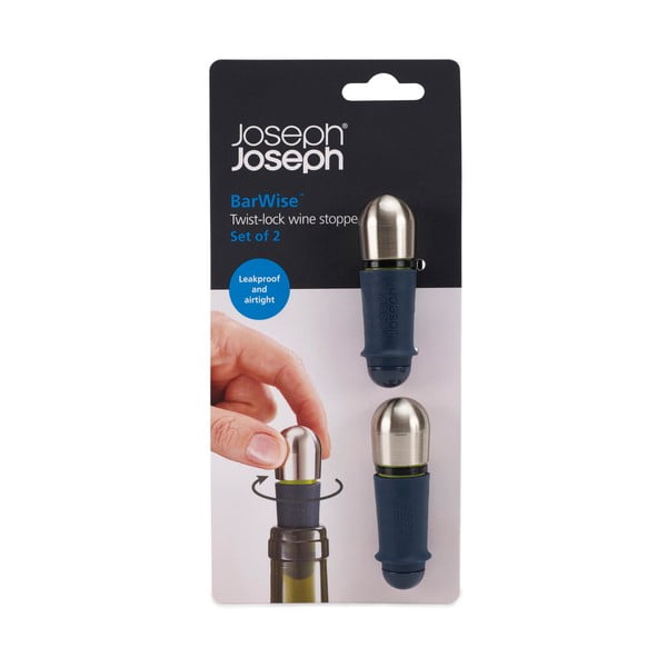 Tappo per vino  in acciaio inox BarWise – Joseph Joseph-image-4