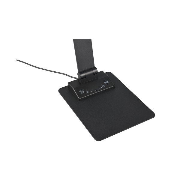 Lampada da tavolo dimmerabile a LED nera (altezza 72 cm) Travis - Trio-image-4