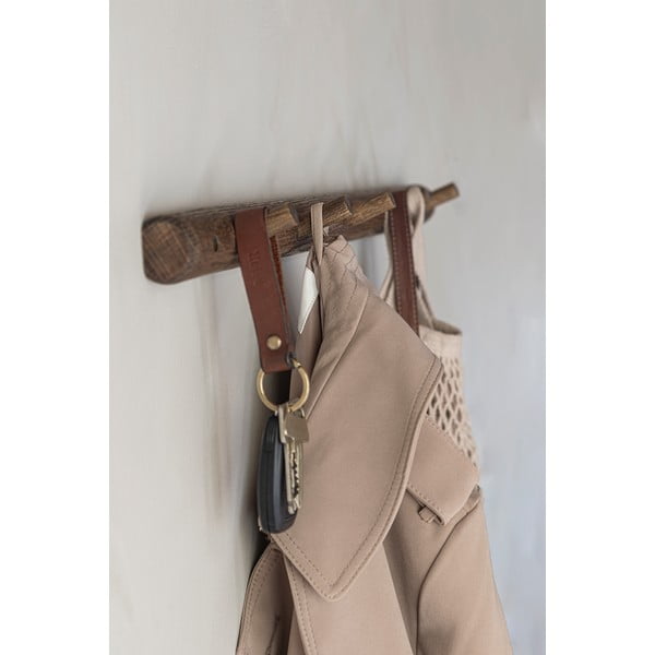 Attaccapanni da parete in rovere marrone 72 cm Roots - Mette Ditmer Denmark-image-3