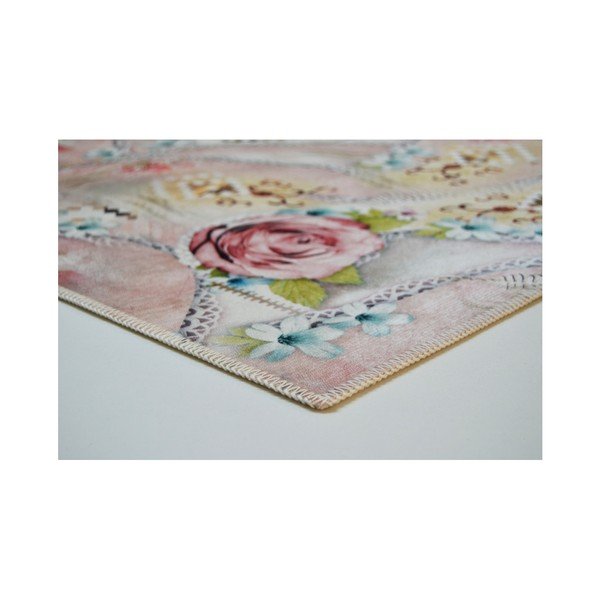 Tappeto resistente Rosa, 50 x 80 cm - Vitaus-image-1