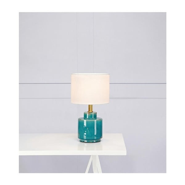 Lampada da tavolo blu e bianca Cous - Markslöjd-image-2